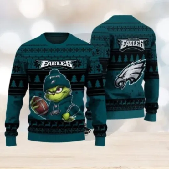 Discover Philadelphia funny character Stole Eagles Christmas Ugly Sweater Football Ugly Sweater