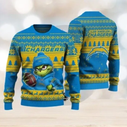 Discover Los Angeles funny character Stole Chargers Christmas Ugly Sweater Football Ugly Sweater