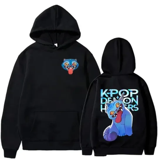 KPop Demon Hunters Movie Derpy Tiger 2025 Hoodie Gift For Fans Unisex