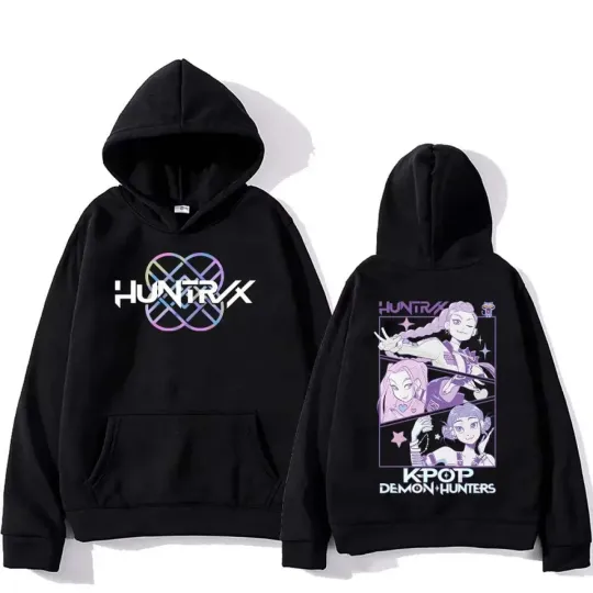 Discover Kpop Demon Hunters Anime Graphic Hoodie