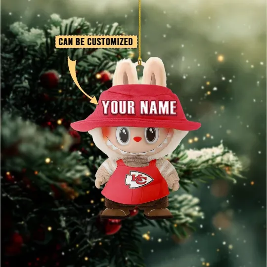 Discover Personalized Kansas City Football Team Chiefs Christmas Ornament Gift Decor