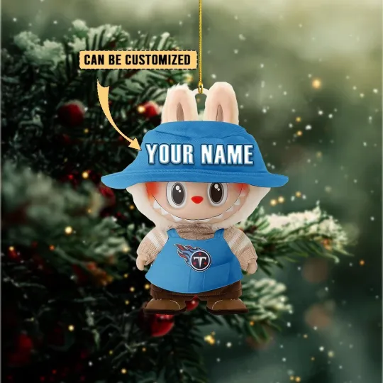 Discover Personalized Tennessee Football Team Titans Christmas Ornament Gift Decor