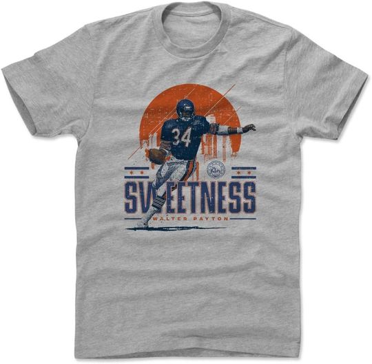 Discover 500 Level Walter Payton T-Shirt Chicago Skyline