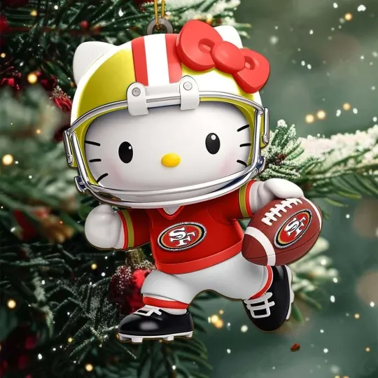 Discover San Francisco Football Team 49ers Christmas Ornament Gift Decor