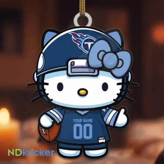 Discover Personalized Tennessee Football Team Titans Christmas Ornament Gift Decor