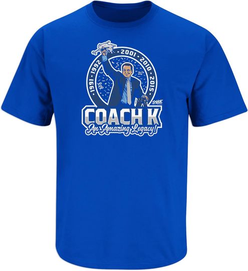 Discover Thank You Coach Duke College T-Shirt