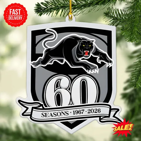 Discover Penrith Panther 60th Anniversary Ornament 2025