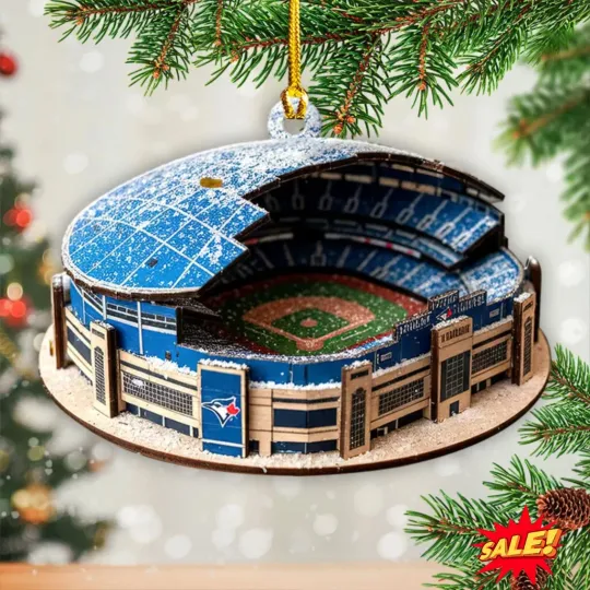 Discover Toronto Blue Jay 2025 American League Champions Acrylic Ornament