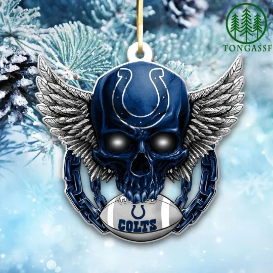 Discover Personalized Indianapolis Football Team Colts Christmas Ornament Gift Decor