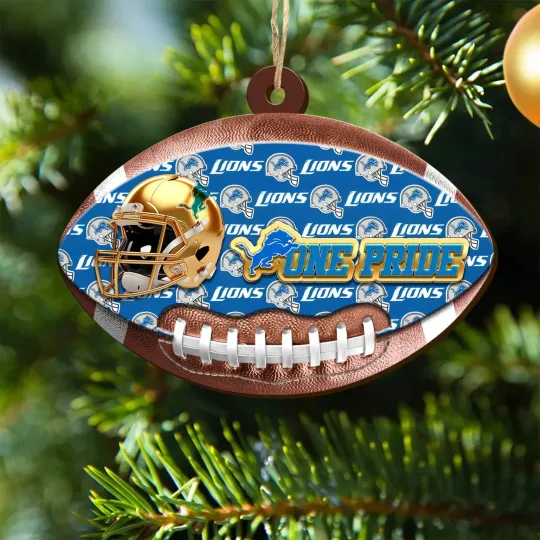 Discover Detroit Football Team Lionss Christmas Ornament Gift Decor