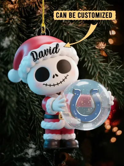 Discover Personalized Indianapolis Football Team Coltss Christmas Ornament Gift Decor