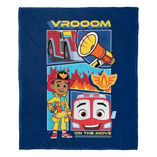 Discover Disney Firebuds Bo And Flash Disneyland Fleece Blanket