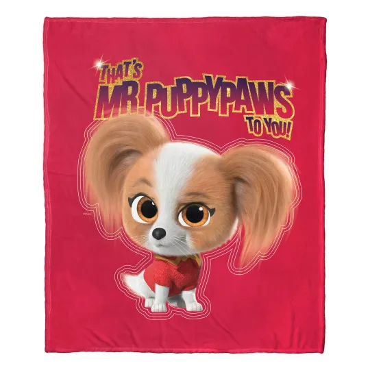 Discover Disney Superkitties Mr. Puppypaws Disneyland Fleece Blanket
