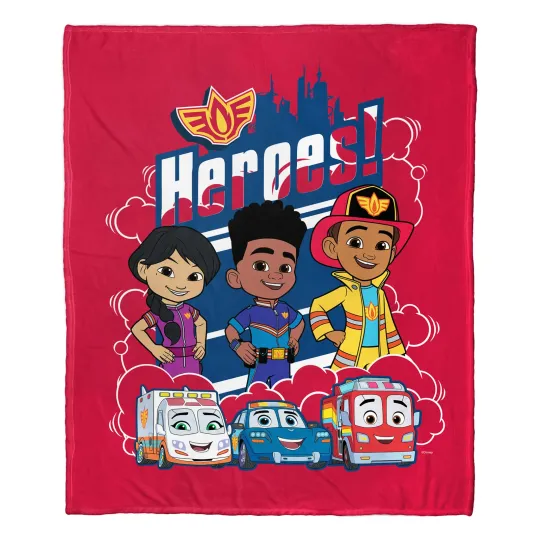 Discover Disney Firebuds Safety First Disneyland Fleece Blanket