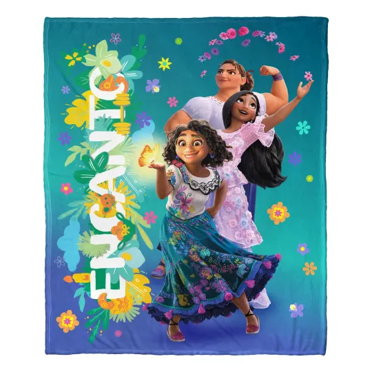 Discover Disney Encanto Hermosas Hermanas Disneyland Fleece Blanket