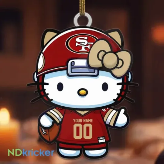 Discover Personalized San Francisco Football Team 49ers Christmas Ornament Gift Decor