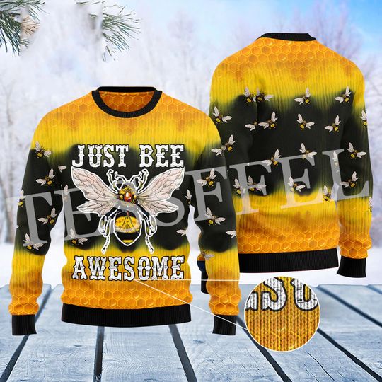 Discover Santa Claus Pets Cotton Christmas Funny Knitted Ugly Sweater Vintage Winter Casual Harajuku Pullover Retro Long Sleeve 3DPrint 1