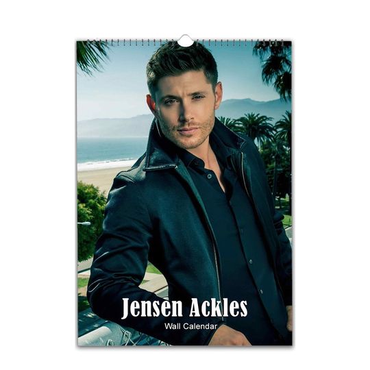 Discover Jensen Ackles 2026/27 Personalized Vertical Wall Calendar Choose Start Month Year