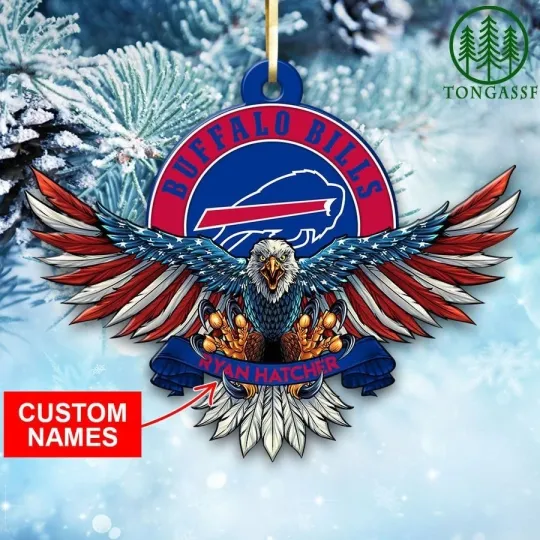Discover Personalized Buffalo Football Team Bills Christmas Ornament Gift Decor