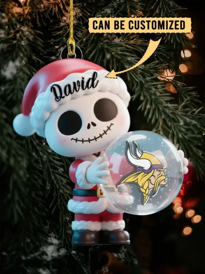 Discover Personalized Minnesota Football Team Vikingss Christmas Ornament Gift Decor