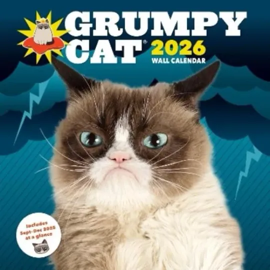 Discover Grumpy Cat 2026 Vertical Wall Calendar