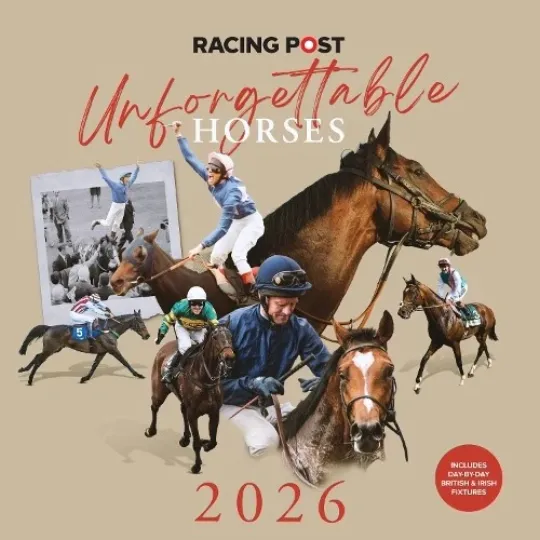 Discover Racing Post's Unforgettable Moments Wall Calendar 2026