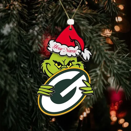 Discover Personalized Green Bay Football Team Packerss Christmas Ornament Gift Decor