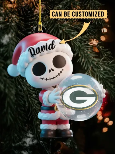 Discover Personalized Green Bay Football Team Packerss Christmas Ornament Gift Decor