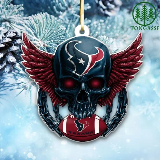 Discover Houston Football Team Texans Christmas Ornament Gift Decor