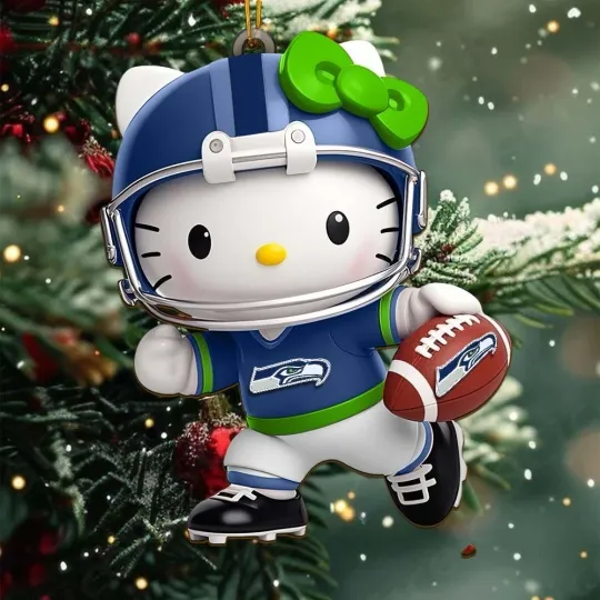 Discover Seattle Football Team Seahawks Christmas Ornament Gift Decor
