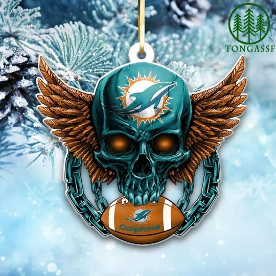 Discover Miami Football Team Dolphins Christmas Ornament Gift Decor
