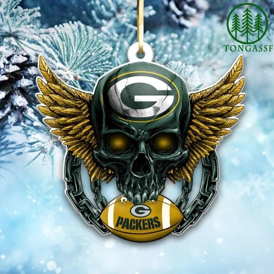Discover Personalized Green Bay Football Team Packers Christmas Ornament Gift Decor
