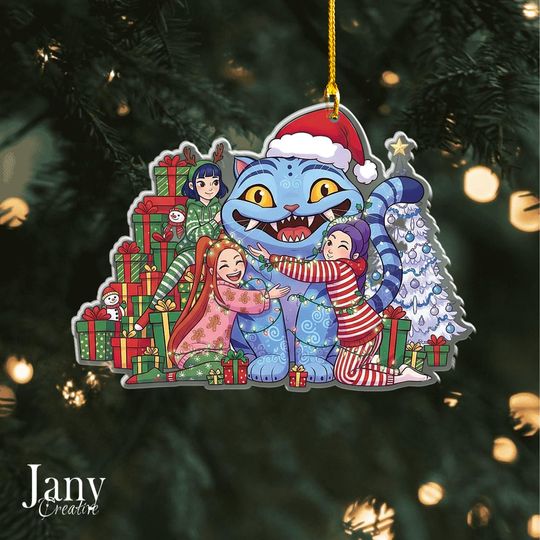 KPOP Christmas Ornament 2025,  Huntrix Ornament, Mira Rumi Zoey Ornament, Demon Hunters Ornament, Huntrix Keepsake, Gift For KPOP Fans