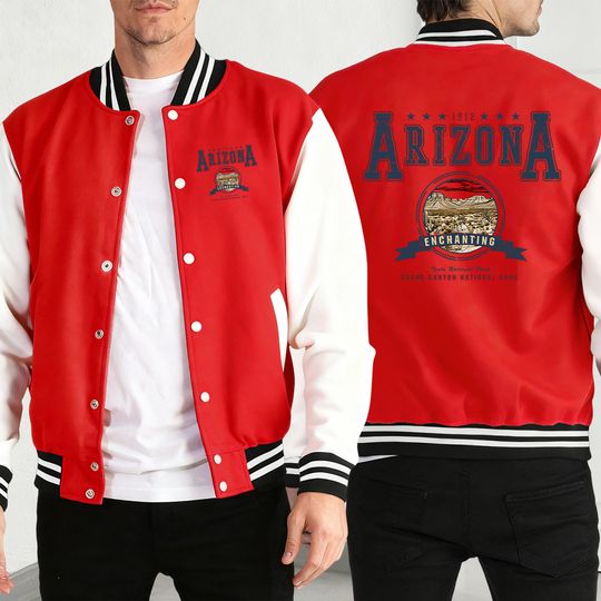Discover Arizonna Enchanting Print Men Basics Comfy Jackets Autumn Winter Baseball Jersey Vintage Soft Menswear Casual Street Coat