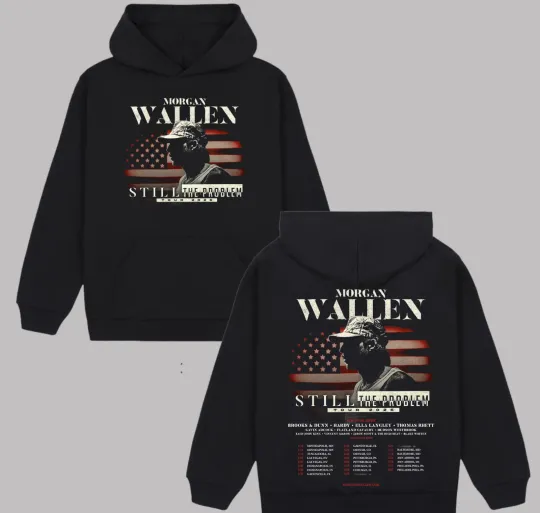 Discover Wallen Western Still the Problem Tour 2026 Hoodie