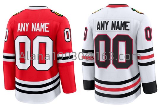 Discover Custom Ice Hockey Stitched Jersey Name Number Bedard Kane Jersey For Men Women Youth