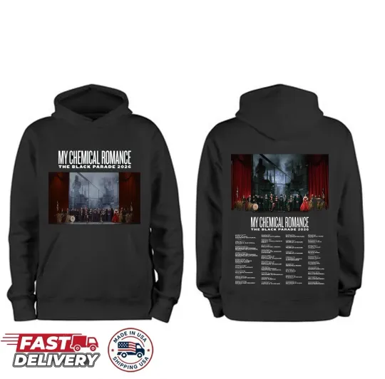 My Chemical Romance The Black Parade 2026 Tour Hoodie