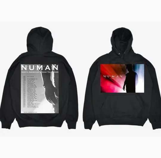 Discover Gary Numan 2026 North American Tour Hoodie Or Hoodie
