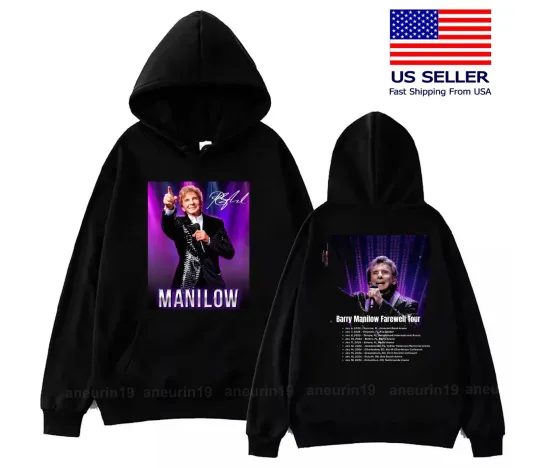 Discover Manilows  The Last Concer January 2026 Tour Unisex Hoodie