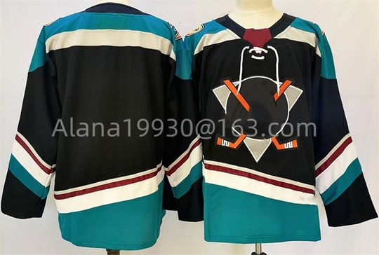 Discover Custom Ice Hockey Stitched Jersey Name Number Getzlaf Zegras Selanne Kariya Jersey For Men Women Youth Black Orange