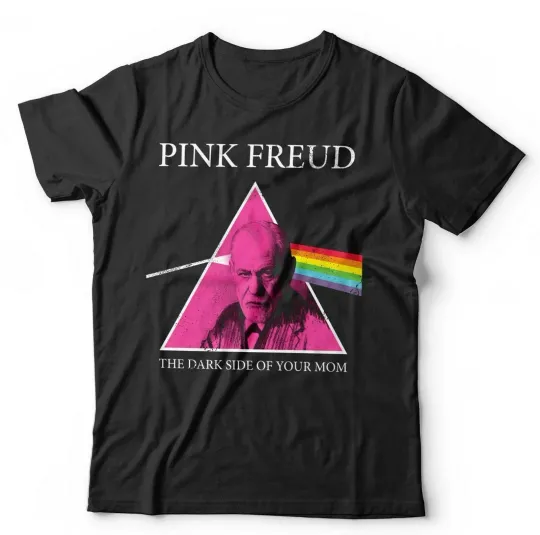 Discover Pink Freud Tshirt The Dark Side Of Your Mom Unisex Funny Floyd Fathers Day