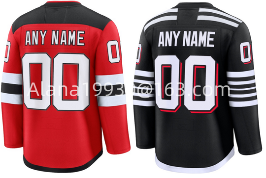 Discover Custom Ice Hockey Stitched Jersey Name Number Jack Hughes Nico Hischier Martin Brodeur Jersey For Men Women And Youth