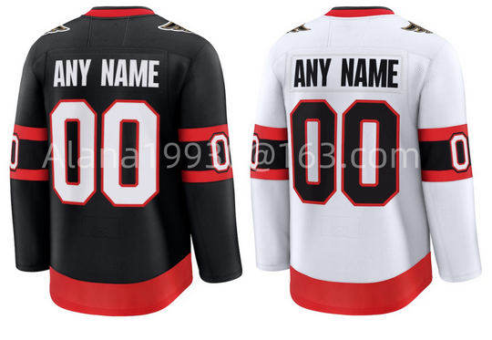 Discover Custom Ice Hockey Stitched Jersey Name Number Tim Stützle Thomas Chabot Brady Tkachuk Jersey For Men Women And Youth
