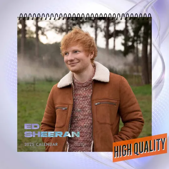 Discover Ed Shee Wall Calendar 2026, Music Icon Calendar for Fans, Great Gift Idea