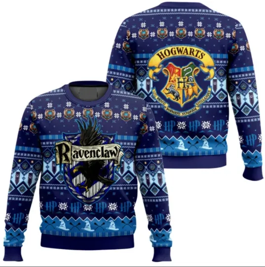 Harry Potter Ravenclaw Ugly Christmas Sweater