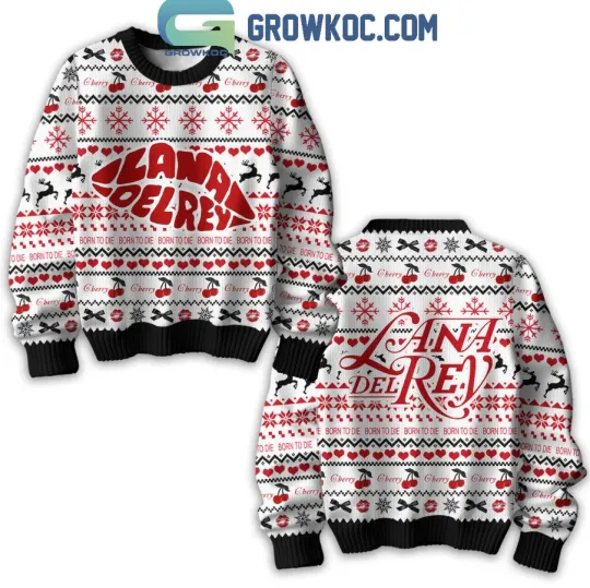 Lana Del Rey 2025 Born To Die Christmas Ugly Sweater