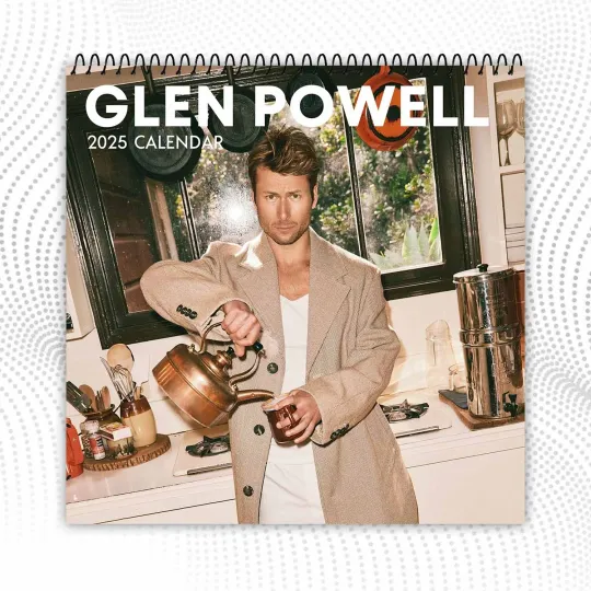 Discover Glen Powell 2026 Celebrity Wall Calendar – Vibrant Photos, Perfect for Fans