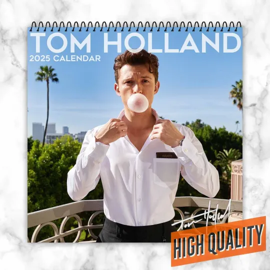 Tom Holland Wall Calendar 2026, Celebrating the Iconic Actor, Perfect Fan Gift