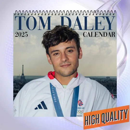 Discover Tom Daley Wall Calendar 2026, Celebrating the Olympic Champion, Perfect Fan Gift