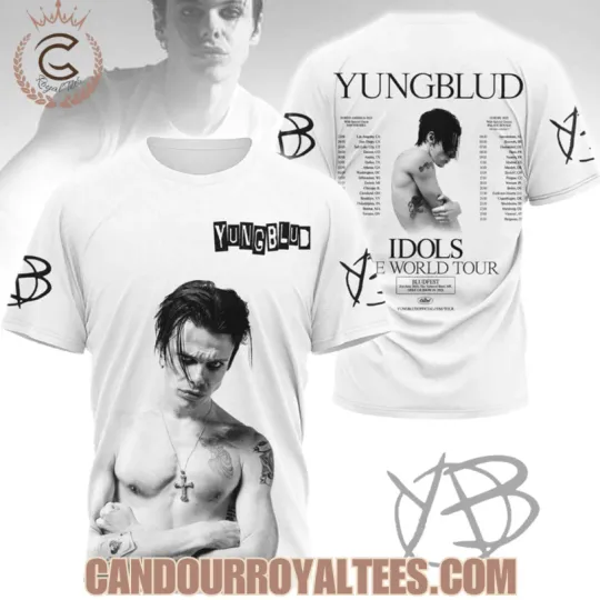 Yungblud Idols World Tour 2026 3D T-Shirt